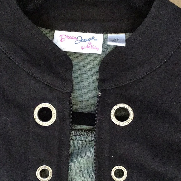Black Jacket with grommets - Picture 2 of 6